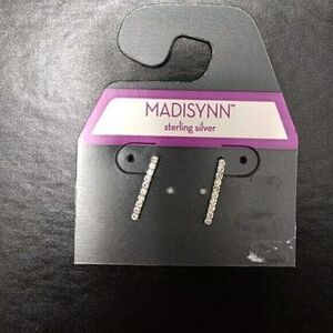 Madisynn sterling silver & crystal earrings